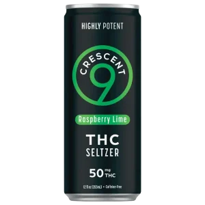Raspberry Lime 50 mg THC Seltzer