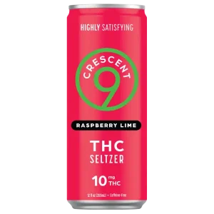 Raspberry Lime 10 mg THC Seltzer