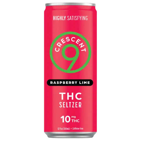Raspberry Lime 10 mg THC Seltzer