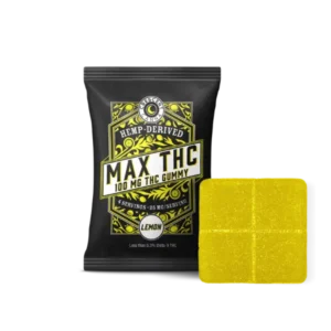 Lemon 100 mg Max THC Gummy