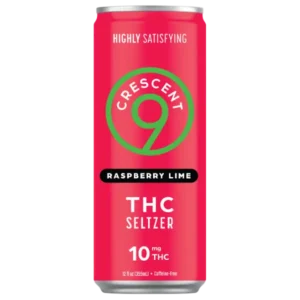 Raspberry Lime 10 mg THC Seltzer